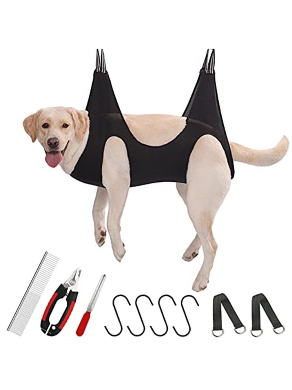 Pet Dog Grooming Hammock Harness for Cats and Dogs Dog Sling for Dog Up To 80lbs
